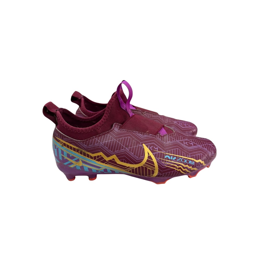 Nike Zoom Mercurial Superfly 9 Academy KM FG MG Soccer Cleats Maroon 4.5Y
